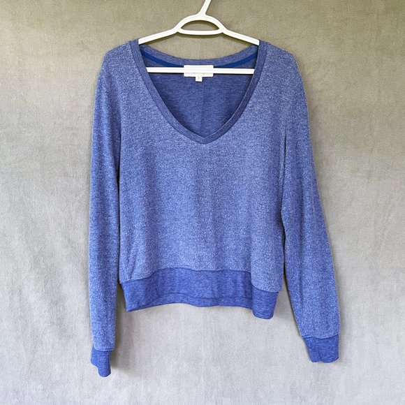 Wildfox Surf the Web Baggy Beach Jumper Deep V size Small - Picture 4 of 14